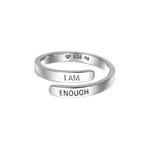 Кольцо-обертка I Am Enough – серебро 925 пробы 3