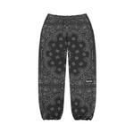 Спортивные штаны Supreme Reflective Bandana Track Pant 'Black' 1