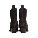 harness-detail suede cowboy boots 3
