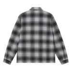 Овершерты Stussy Paul Shadow Plaid Zip Рубашка 'Черный' 2