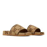 Слайды Gucci GG Canvas Slide Sandal 'Camel Monogram' 8