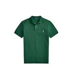 logo-embroidered piqué polo shirt 1