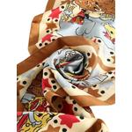 Cowboy Comic graphic-print fringed scarf 3