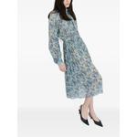 floral-print open-back midi dress 1