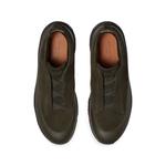 dark olive green leather and suede Triple Stitch™ Monte sneakers 3