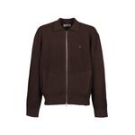 Cities distressed zip-up cardigan 1