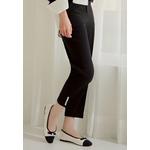 Укороченные брюки с жемчужной отделкой, slim fit [BA7365] 3
