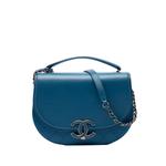 Сумка-сэтчел Medium Shiny Calfskin and Quilted Goatskin Coco Curve Flap (2017-2018 годы) 1