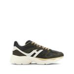 panelled suede sneakers 1
