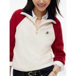 raglan-sleeve quarter-zip jumper 5