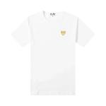 Футболки Comme des Garçons PLAY Heart Logo Tee 'White' 1