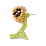 beaded poppy earring 2
