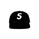 Кепки Supreme Velvet S Logo 6-Panel 'Black' 1