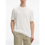 textured short-sleeve T-shirt 1