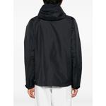 hooded logo-patch jacket 4