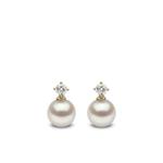 Серьги Classic из желтого золота с жемчугом 1