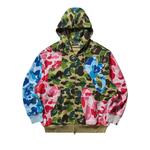 Толстовки BAPE ABC Camo Patchwork Relaxed Fit Zip Hoodie 'Multicolor' 1