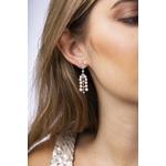 Серьги Raindrop из розового золота с жемчугом и бриллиантами 2