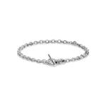 Серебряное колье DY Mercer® Petite Toggle Chain с бриллиантами 1
