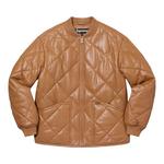 Верхняя одежда Supreme Quilted Leather Work Jacket 'Tan' 1