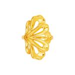 HABIB 999/24K желтое золотое кольцо 9GR01350825 2