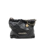 Маленькая сумка-тоут Quilted Shiny Calfskin 22 Handbag (2021-2026 годы) 1