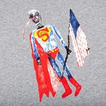 Футболки Supreme Skeleton Tee 'Heather Grey' 2
