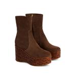Maxime scribble-print platform ankle boots 2