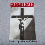 Футболки Supreme Loved By The Children Tee 'Heather Grey' 2
