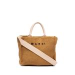 2000-2026 Small Raffia Effect East West satchel 1