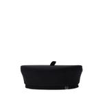 logo-embroidered beret 1