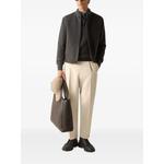 cream white cotton and wool pants 2