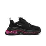 Кроссовки Balenciaga Triple S Sneaker «Clear Sole — Black Pink Neon» 1