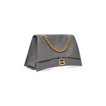 Сумки через плечо Balenciaga Medium Crush Chain Bag 'Темно-серый' 3