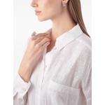 Серьги-гвоздики Blush Cushion Wing из белого золота 2