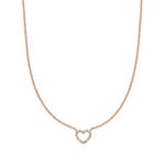 Колье Heart из розового золота с бриллиантами 1