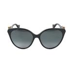 Gucci Кошачий глаз Солнцезащитные очки 'Черный/Серый' 1