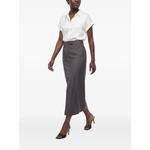 midi high-waisted front-slit skirt 2