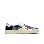 Кроссовки Amiri Slip-On 'Flame - Black White Blue' 1