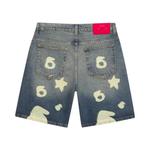 Шорты Sp5der Indigo Beluga Denim Short «Синий» 2