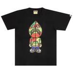 Футболки BAPE STA Camo Classic Milo Shark Tee 'Black/Multicolor' 1