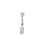 Серьги Calla Lily из белого золота с бриллиантами 2