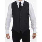 pinstripe-pattern waistcoat 1