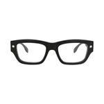 Очки Alexander McQueen Square-Frame Recycled Acetate Optical Frames 'Black/Transparent' 1