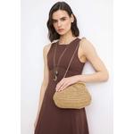 Верблюжий плетеный мини-рюкзак женский Takss26Oc00006 6