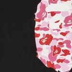 Футболки BAPE ABC Side Big Ape Head Tee «Черные/Розовые» 3