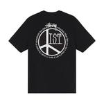 Футболки Stussy Peace Dot Pigment Dyed Tee 'Черный' 2