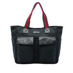 Сумка-тоут Double Pockets из канваса с узором GG (2016-2026 годы) 1