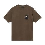 Футболки Stussy 8 Ball Pigment Dyed Tee 'Coffee' 1