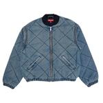 Верхняя одежда Supreme Zip-Off Sleeve Quilted Bomber Jacket 'Denim' 1
